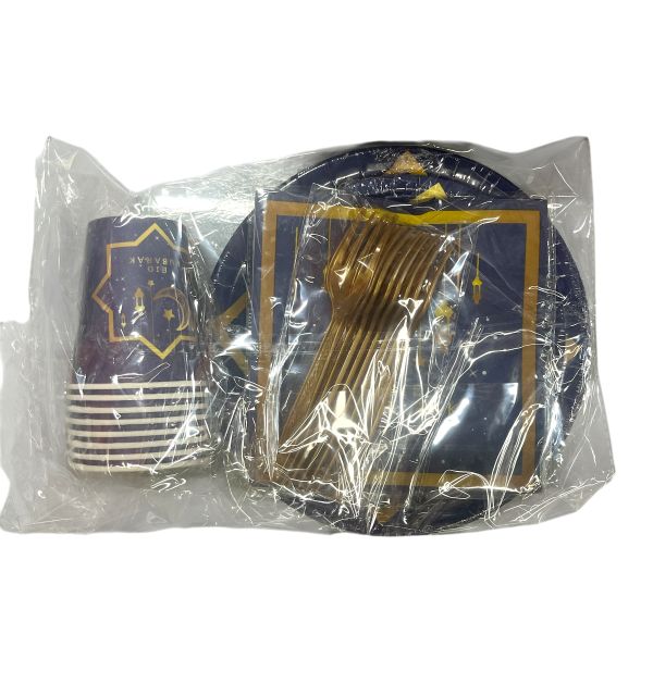 Eid Paper Plates And Cups Regular