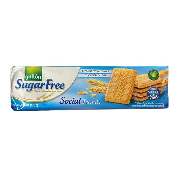 Gullon Fiber Sugar Free Cookies 170g 
