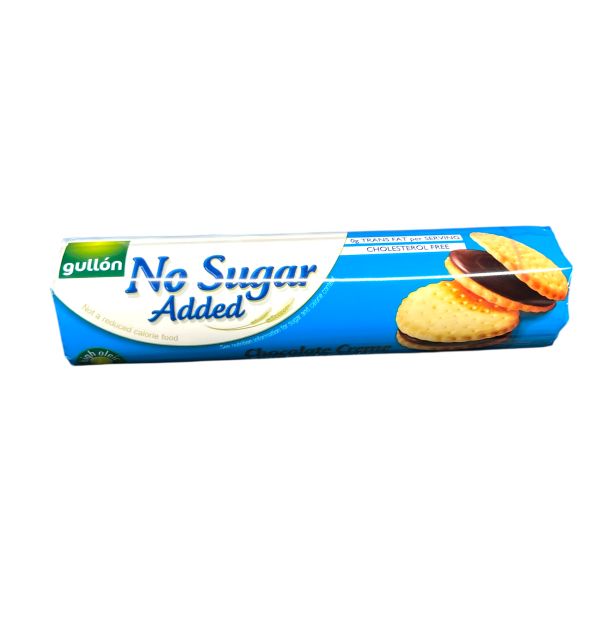 Gullon No sugar added Chocolate Sandwich Cookies Diet Nature 250g 