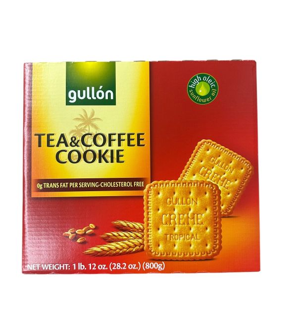 Gullon Tea & Coffee Cookies Creme 800 g 