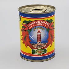 Harissa Hot Sauce in cans 