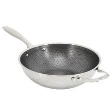 Honeycomb nonstick Wok Large