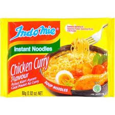Indomie Instant Soup Noodles Chicken Curry Flavor 80g 
