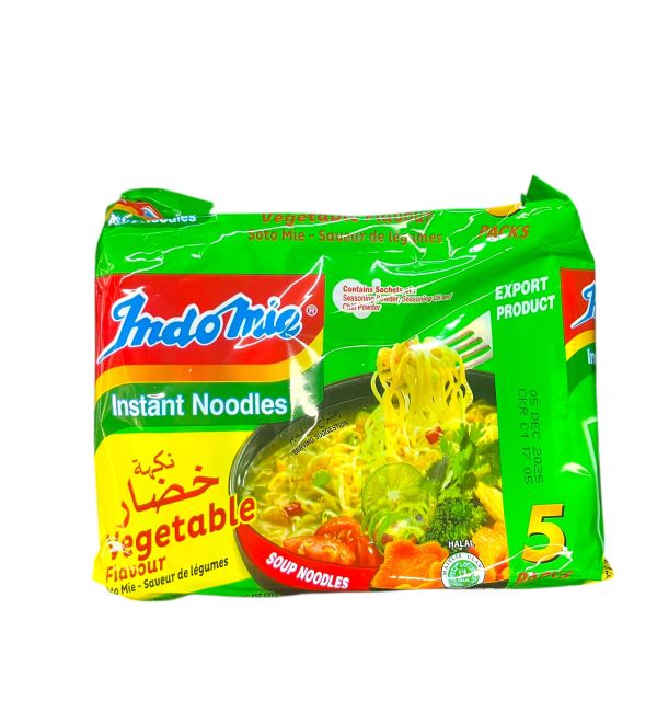 Indomie Instant Soup Noodles Vegetable Flavor 75g 