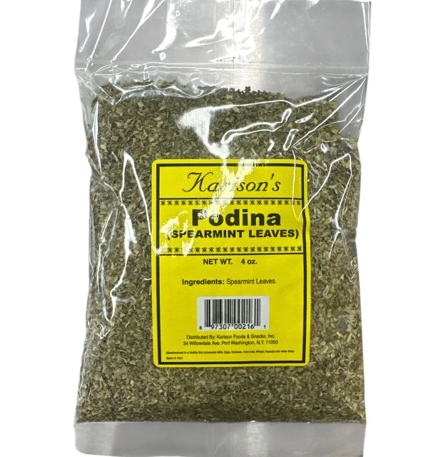 Karison's Podina (Spearmint Leaves) 4Oz Regular
