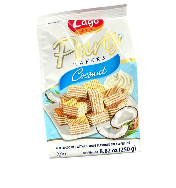 Lago Party Wafers Bags - COCONUT 250 g 