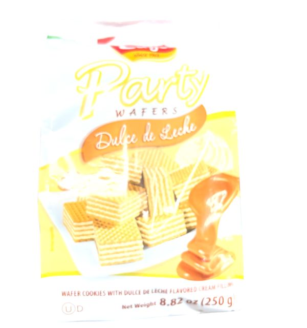 Lago Party Wafers Bags - DULCE DE LECHE  250 g 