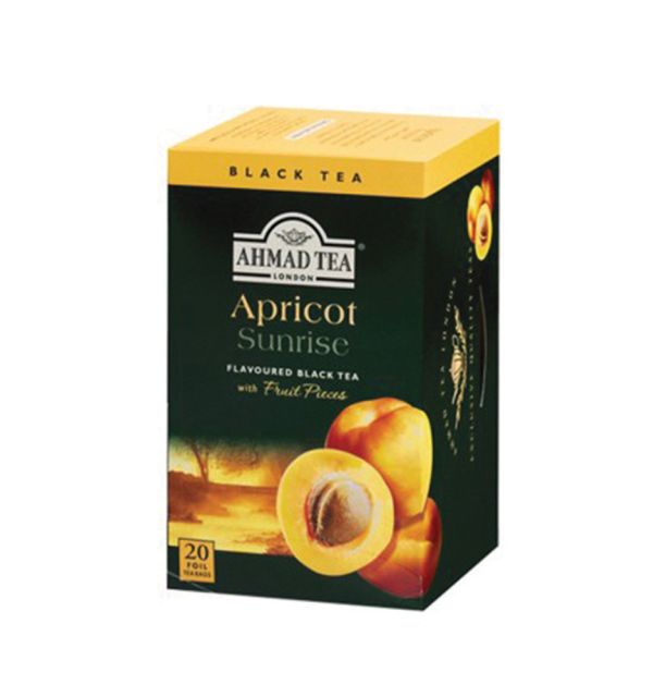 Ahmad Tea Apricot Sunrise Black Tea (Pack of 3) Regular