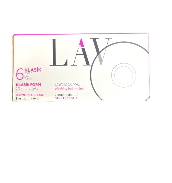 Lav Clear Glass Saucers Set of 6, 4 in