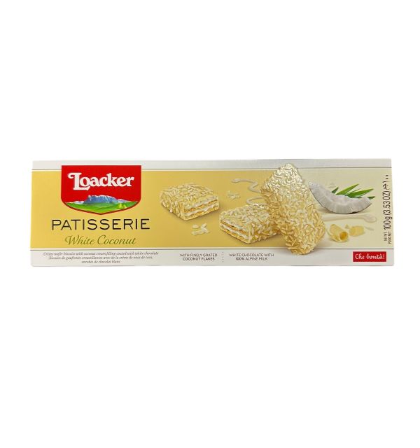 Loacker GP Patisserie 100gx12 WHITE COCONUT 