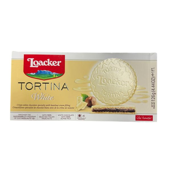Loacker Gran Pasticceria TORTINA 125gx12 WHITE 