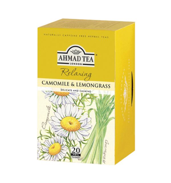 Ahmad Tea Camomile & Lemongrass Herbal Tea Regular