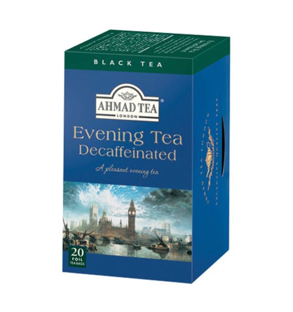 Ahmad Tea Decaffeinated Evening Black Tea 20 Foil Regular