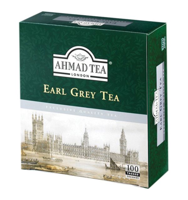 Ahmad Tea Earl Grey Black Tea 100 Bags Regular