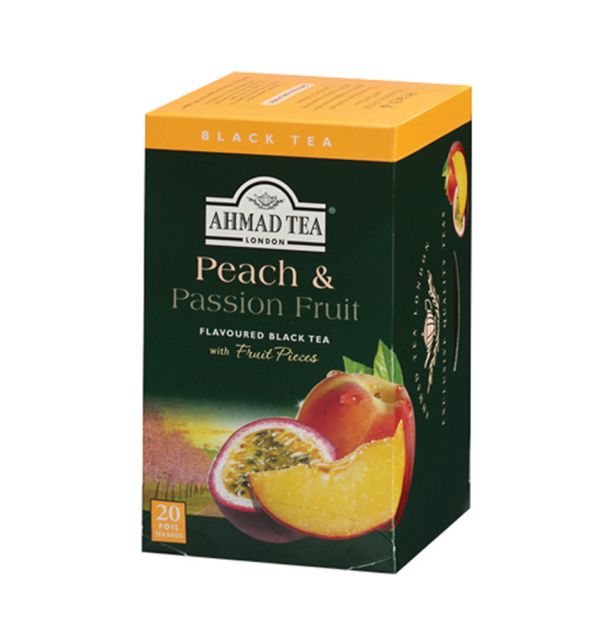 Ahmad Tea Peach and Passion Fruit Black Tea 20 Foil Regular