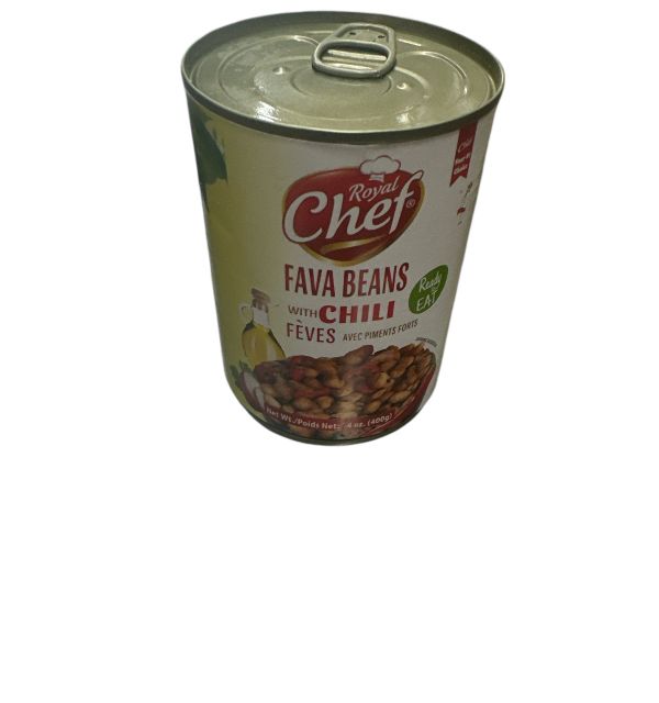 ROYAL CHEF Fava Beans- Chili 14 oz 