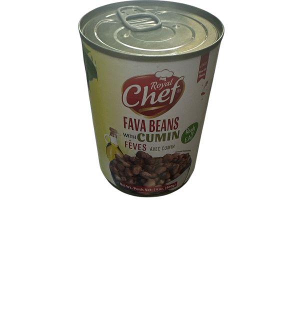 ROYAL CHEF Fava Beans- Cumin 14 oz 