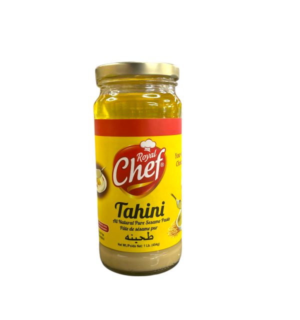 ROYAL CHEF Tahini (Sesame paste) in Glass 1 Lb 