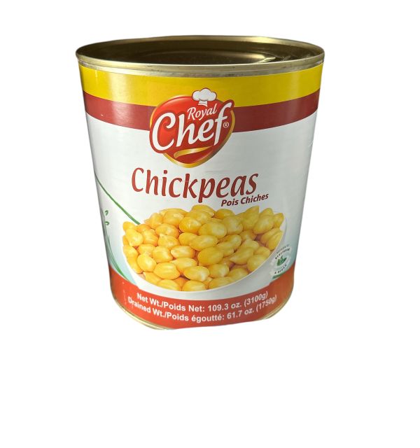Royal Chef Canned Chickpeas 3KG 