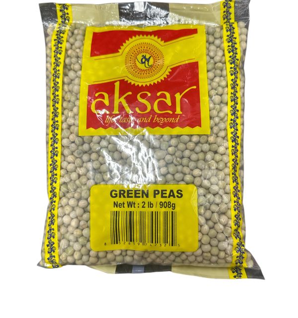 Aksar Green Peas 2Lb Regular