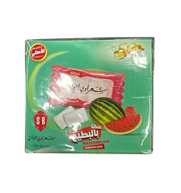 Sharawi Watermelon Chewing Gum 100 Ct.  (290g) 