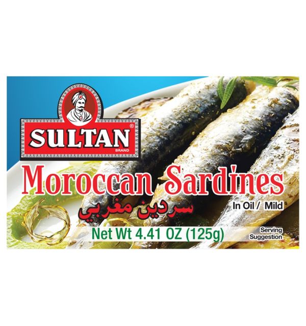 Sultan Moroccan Sardines 4.41 oz Mild Regular