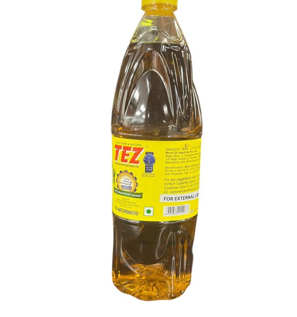 Tez Premium Mustard Oil 33.8 Oz Regular