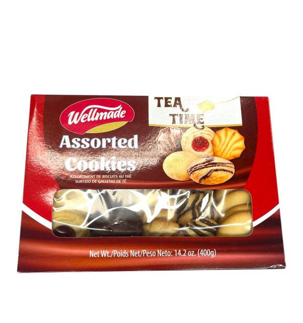 WELLMADE Tea Time  Assorted Cookies 400g * 12 