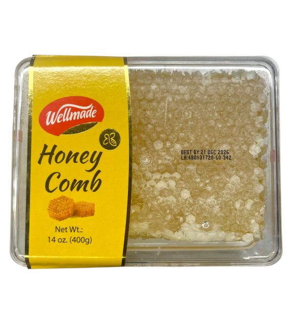 Wellmade Honeycomb in plastic tray 400g * 18 