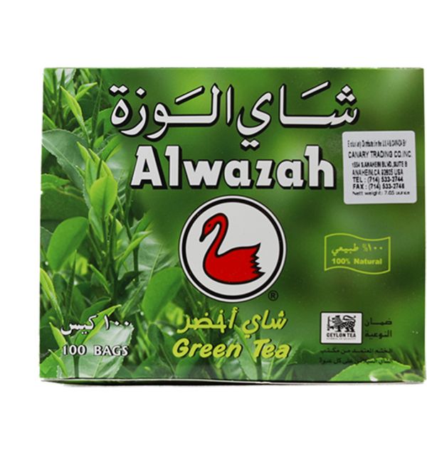 Alwazah Green Tea, 100-Bag Box 200-g