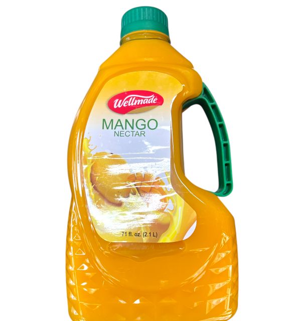 Wellmade Mango Juice Drink Jug W/Plastic Handle  2.1 Liter 