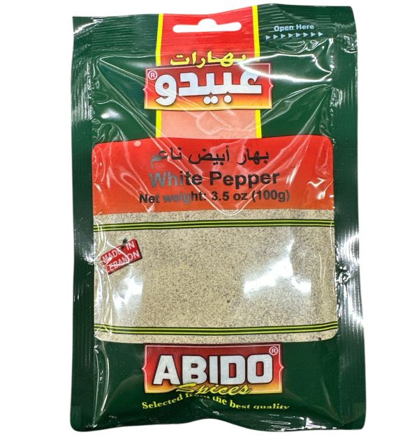 Abido White Pepper 100g