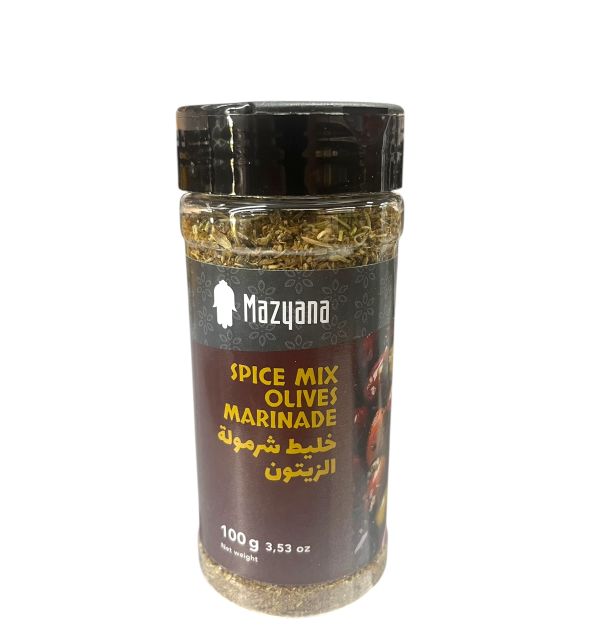 Mazyana Spice Mix Olives 100g