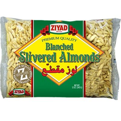 Ziyad Blanched Slivered Almonds 340g