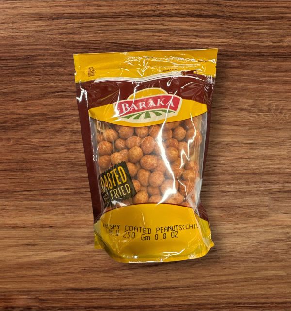 Baraka Coated Peanuts CHILI  Bag  250g