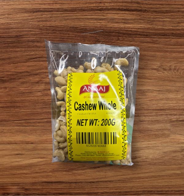 Anaaj Cashew Whole 200g