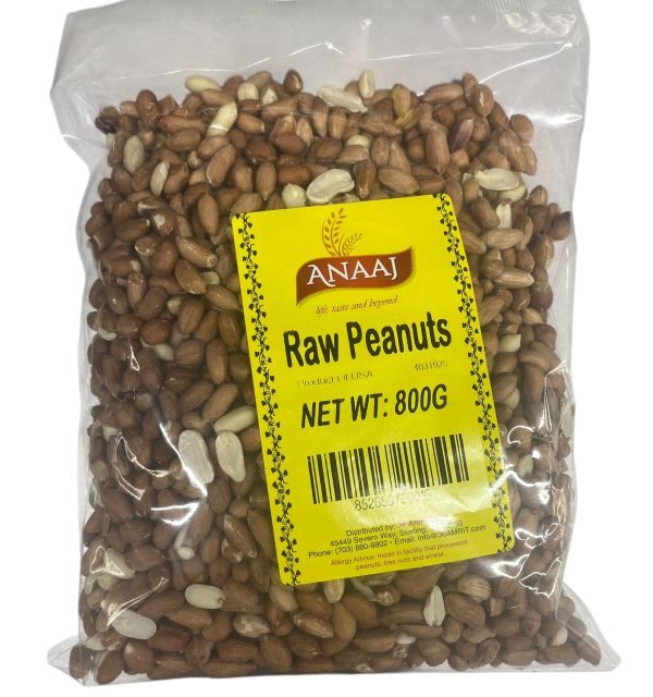 Anaaj Raw Peanuts 800g