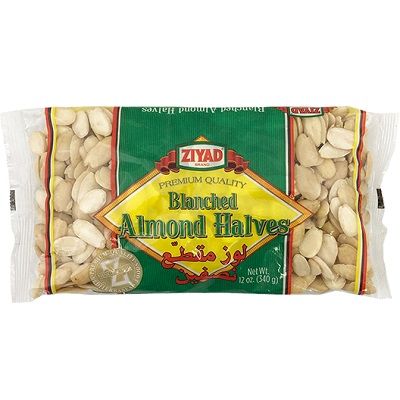 Ziyad Blanched Almond Halves 340g