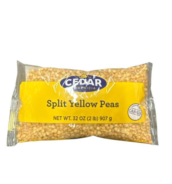 Cedar Yellow Split Peas 907g