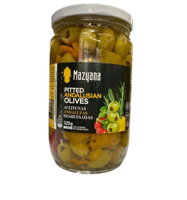 Mazyana Pitted  green Andalusian  olives