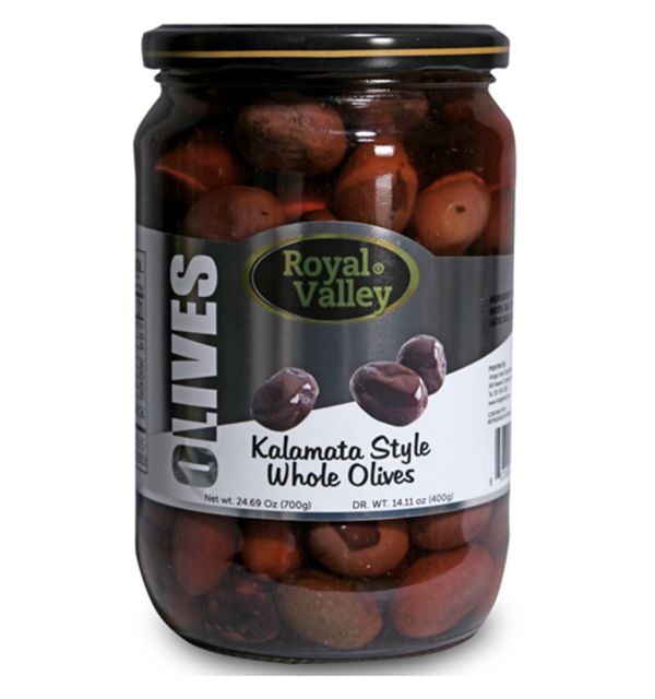 Royal Valley Kalamata Style Whole Olives 400g