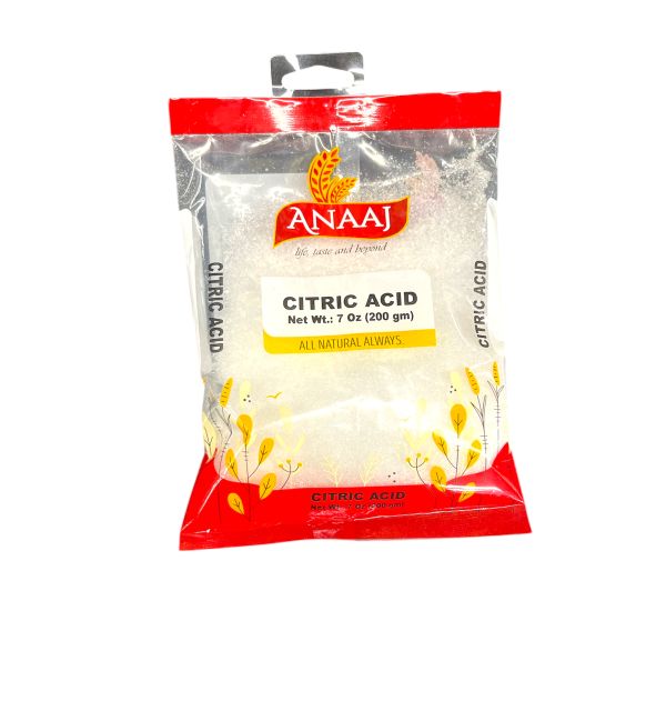 Anaaj Citric Acid 200gm/ 7Oz Regular