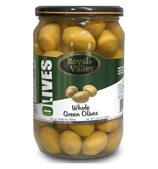 Royal Valley Whole Green Olives 400g