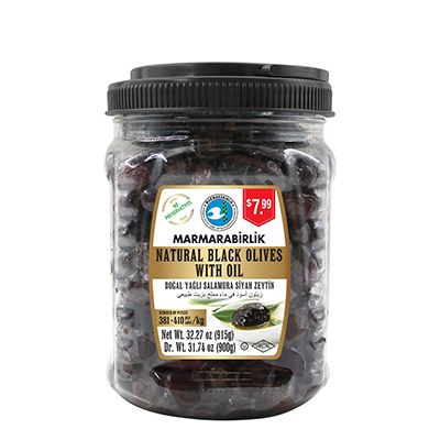 MB Black Olives w/ Oil 915g