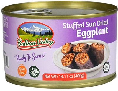 Balkan Valley Stuffed Sundried Eggplant 400g