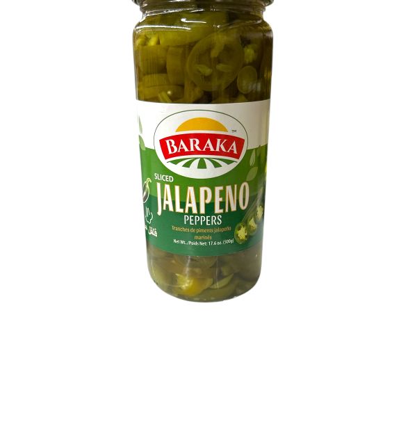 Baraka Sliced Jalapeno Peppers 500g