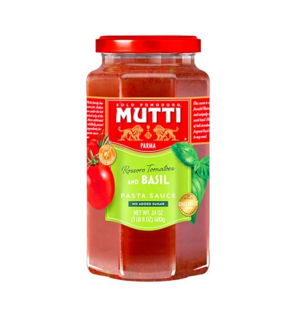 Mutti Tomato & Basil Pasta Sauce 24oz 