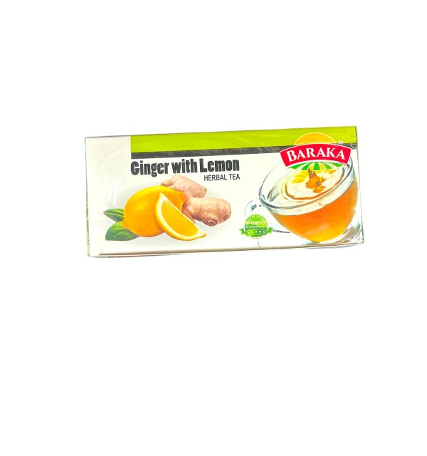 Baraka Ginger & Lemon Herbal Filter Bags (25) 50g