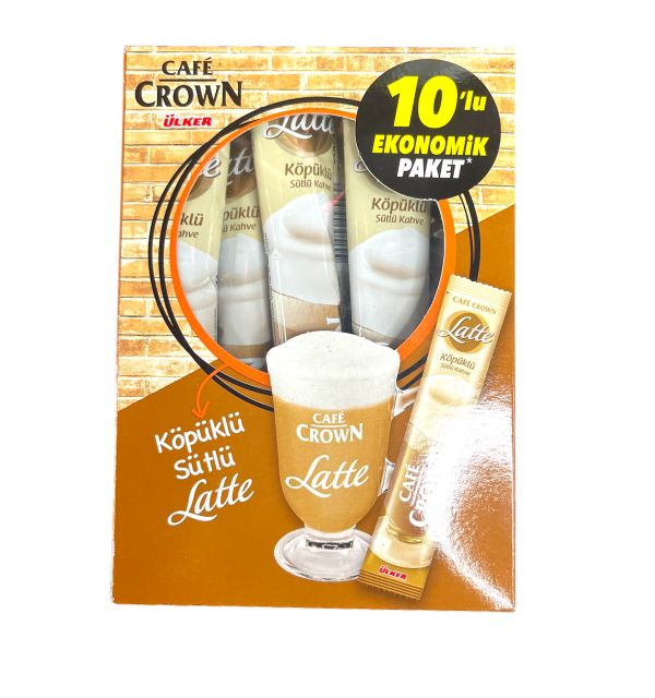 ULKER Instant Coffee Sticks Latte 10cts 17g