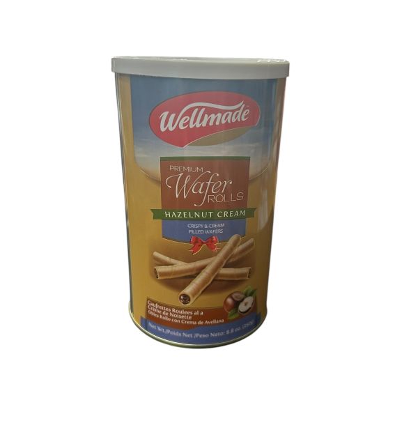 WELLMADE Hazelnut Wafer Tin 250g